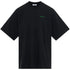 Off White Moon Tab Oversized Fit Black T Shirt